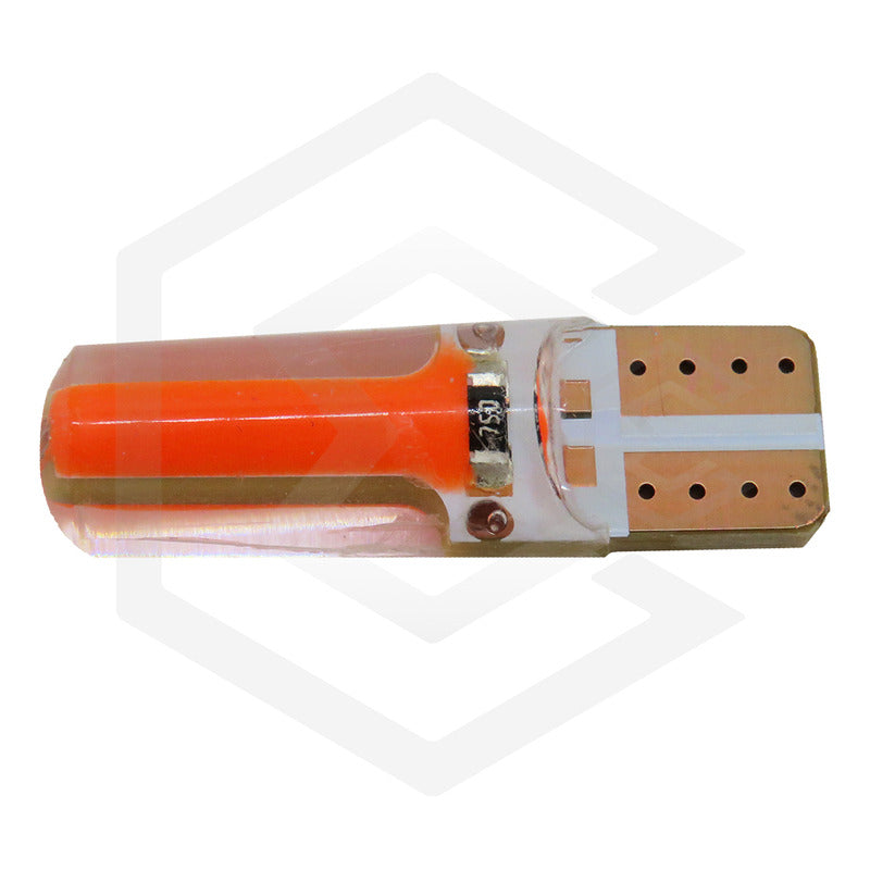 Kit 5 Pares Focos Led Cob Grande Pellizco T10 Silicon Auto