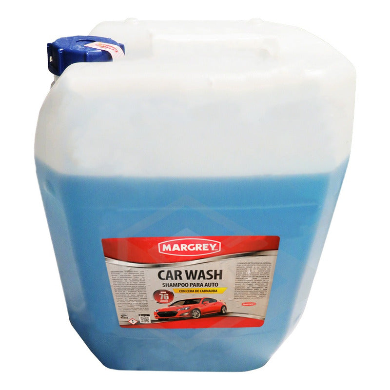Shampoo Con Cera Para Auto Espumoso - Car Wash Margrey 20l