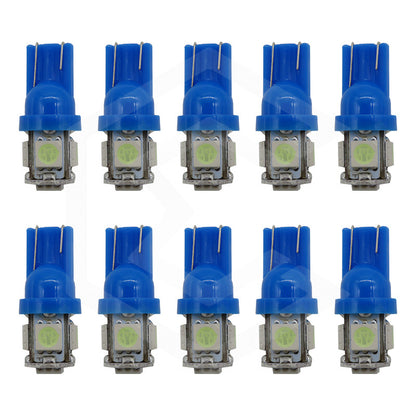 Kit 10 Focos Pellizco 5 Leds 5050 T10-158 Color A Eligir