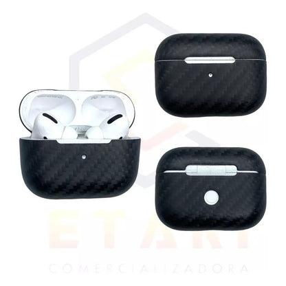 Case Para AirPods Pro De Fibra De Carbono 100% Real