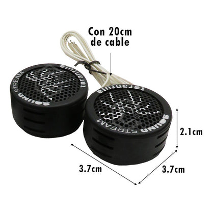 10 Pares Tweeters Chico Varias Marcas Bocina Negro 6000watts