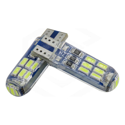 Par Focos De Pellizco T10 15 Leds Encapsulado
