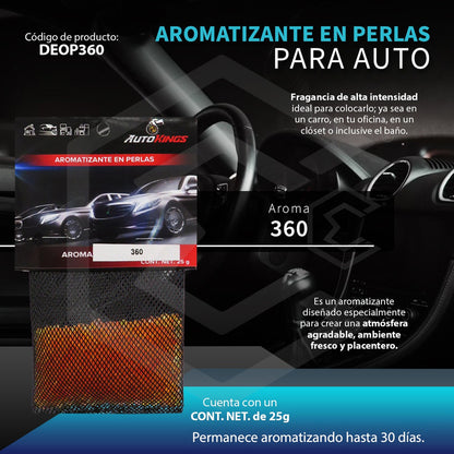 Aromatizante Para Auto Desodorante Perlas Casa Oficina 25gr