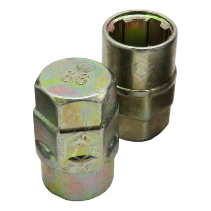 Juego De Birlos Seguros Para Rines C/ 2 Llaves 14x1.5 Corto