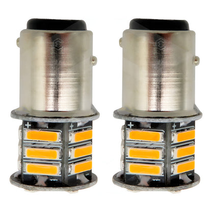 Par Focos 21 Leds 1157 2 Polos Patas Disparejas Función Fija