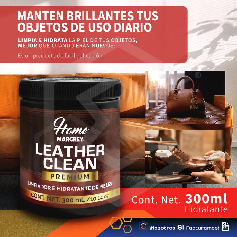 Limpiador Hidratante Piel Con Esponja Premium Margrey 300gr