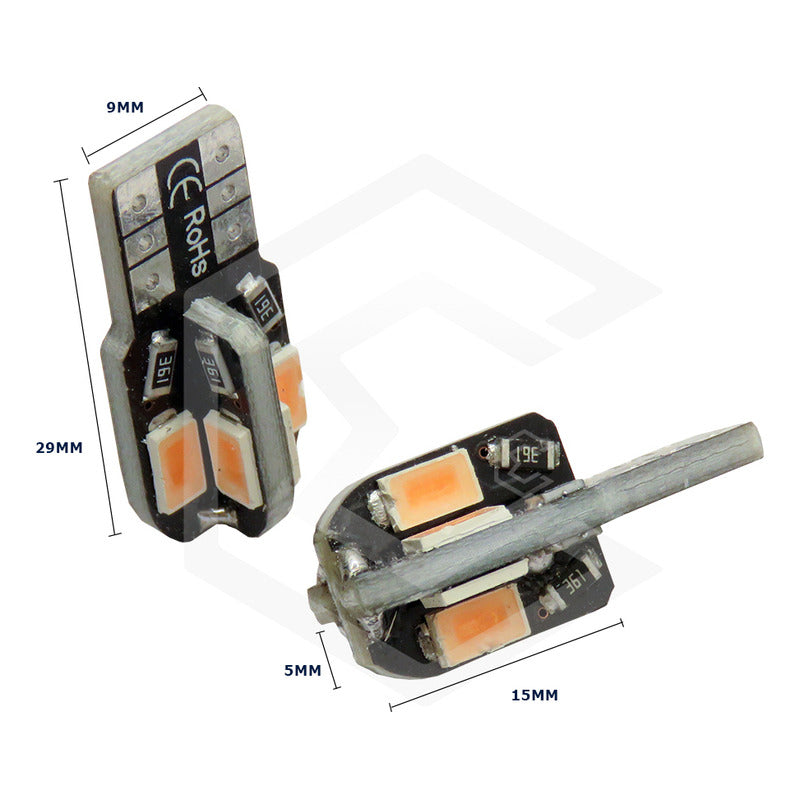 Par Focos De Pellizco 8 Led Canbus Alta Intensidad 12v