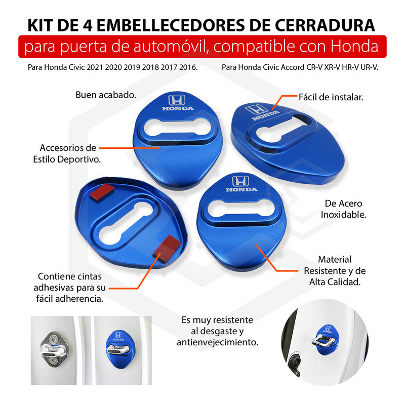 Embellecedor De Cerradura De Puerta Civic City Crv Hrv Crz T
