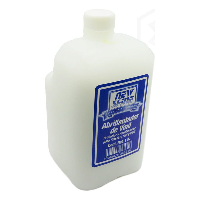 3 Abrillantador De Vinil Plastico Y Piel Liquido 1000ml Blanco