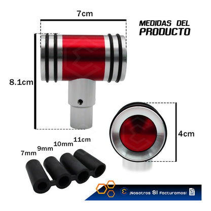 Perilla Pomo Palanca Universal Cambios Tipo Avion Automotriz