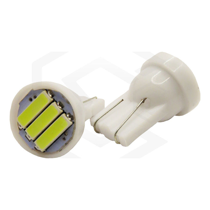 Par De Focos De Pellizco 3 Leds Grande Super Potente 12v