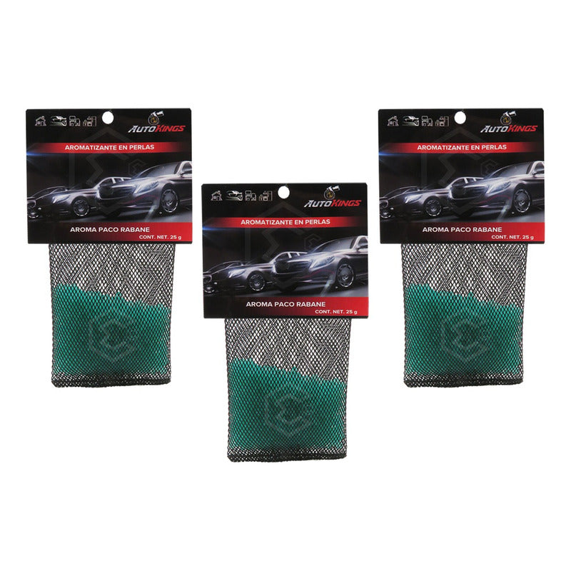 3 Aromatizante Para Auto Desodorante Perla Casa Oficina 25gr