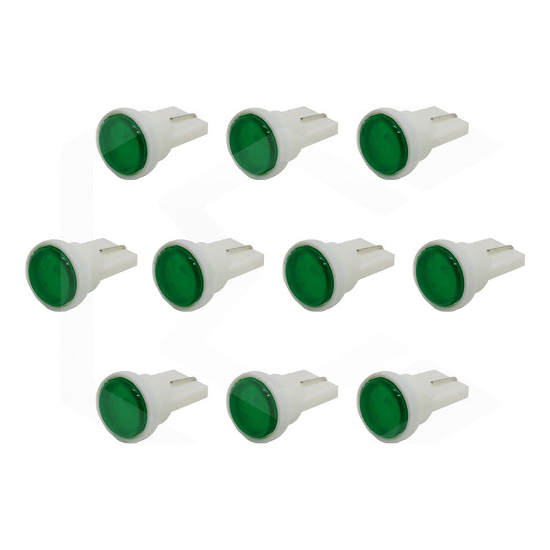 Kit De 10 Focos De Pellizco T10 1  Led Cob Alta Potencia 12v