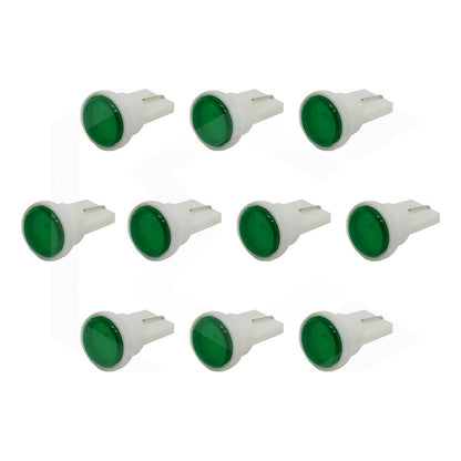 Kit De 10 Focos De Pellizco T10 1  Led Cob Alta Potencia 12v