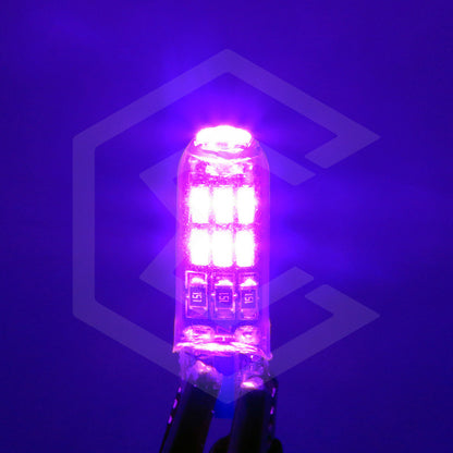 Par Focos De Pellizco T10 15 Leds Encapsulado