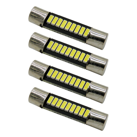 2 Focos Led Festoon 28 Mm 31 Mm 4014 Luz Vanidad Cortesía