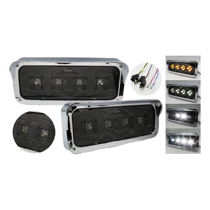 Par Faros Unidad Kenworth T800 T600 Peterbilt Freightliner Ambos Lados