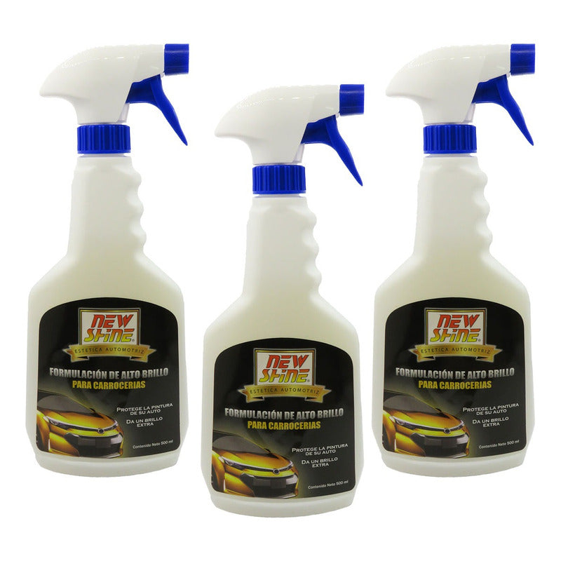 3 Brillo En Atomizador Para Carrocerias Proteccion Pintura
