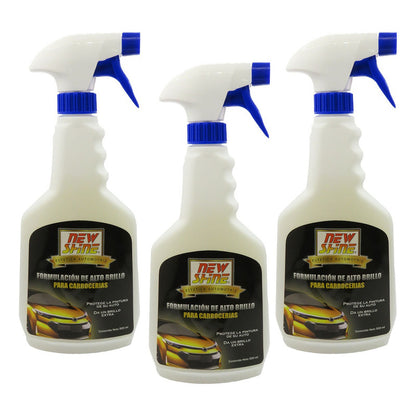 3 Brillo En Atomizador Para Carrocerias Proteccion Pintura