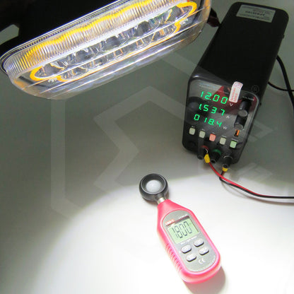 Par Unidad 5x7 108 Led Blanco Aro De Angel Alta/baja 12/24v
