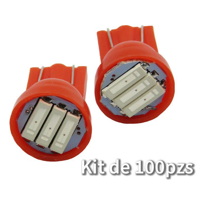 Kit 100 De Focos De Pellizco 3 Leds Grande Super Potente