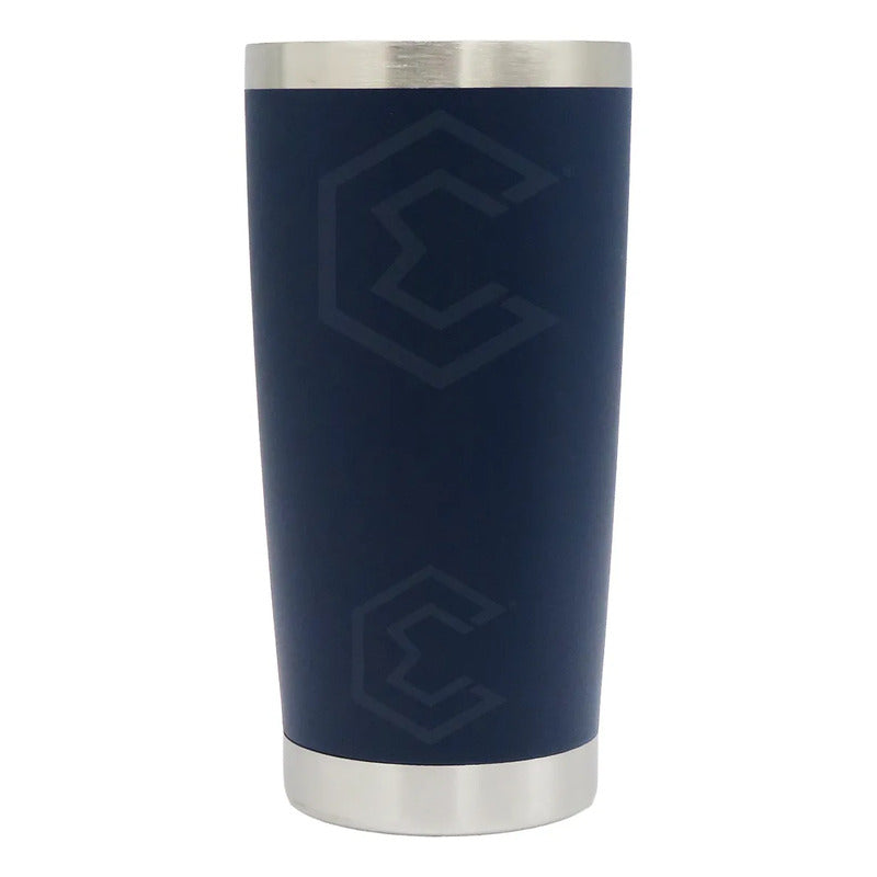 Termo Vaso Personalizado Nombre O Logo Láser 20oz Acero Inox Azul Marino