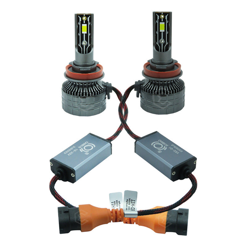 Kit Focos H11 12 Led Csp 9-30v 34.2w Reales Alta Baja 8000lm H11