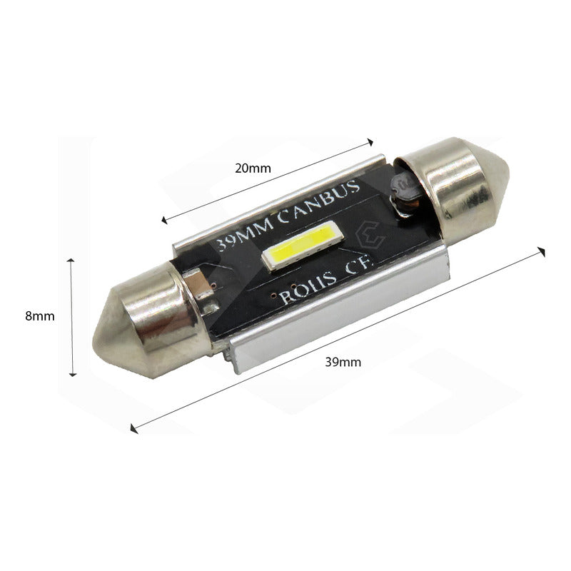 Par De Luz 3 Led Interior Auto Canbus 31mm 41mm 36mm 39mm