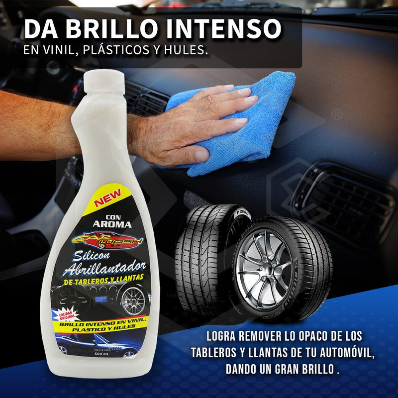 Silicón Abrillantador De Tableros Y Llantas Brillo Intenso Beige