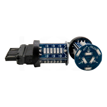 Par De Focos 1156 1157 30 Led Rotativo Estrobo Calaveras 12v
