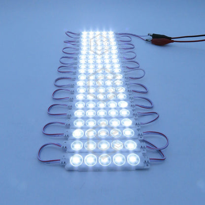 10 Modulos De 5 Leds 5630 Hiper Led Ip65 Contra Agua Color