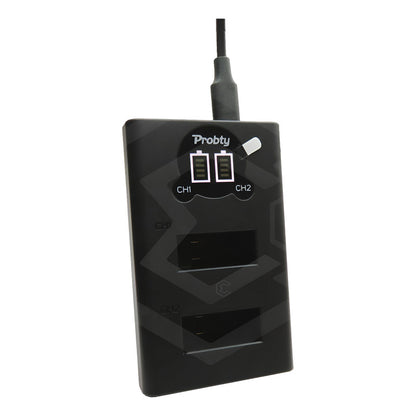 Cargador Para Bateria Gopro Max Usb Doble Entrada Indicador