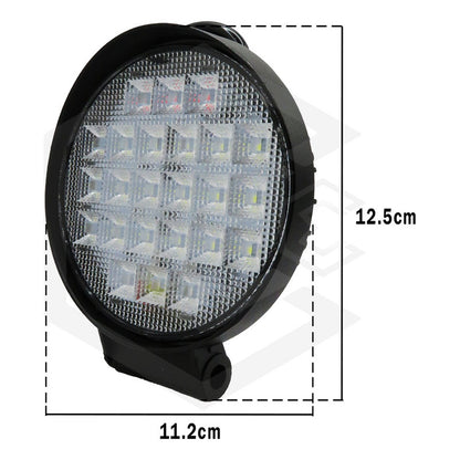 Par De Faros 30 Leds 9-30v Luz Blanca/rojo/azul 6 Funciones
