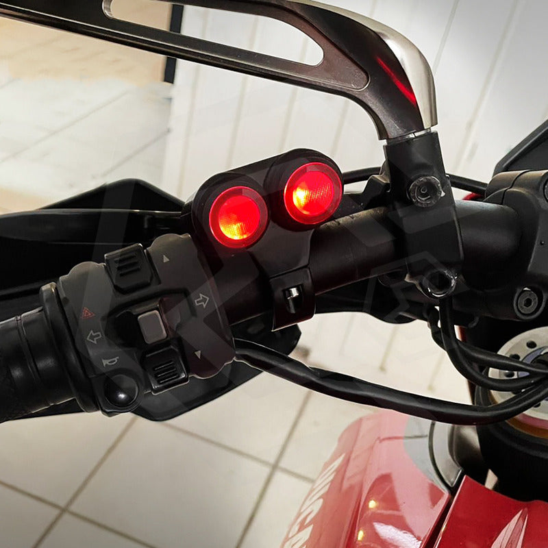 Switch Para Moto Doble Interruptor Para Luces Con Luz 1 Paso