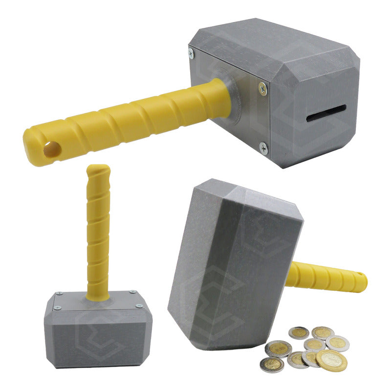 Alcancía Martillo Batalla Thor Avengers Marvel 23cm 3d Petg Martillo