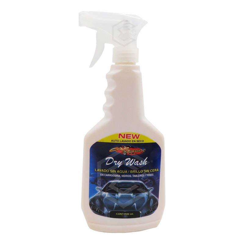 5 Dry Wash Lavado En Seco Carroceria Vidrios Tablero Rines