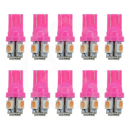 Kit 10 Focos Pellizco 5 Leds 5050 T10-158 Color A Eligir