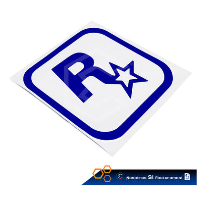 Calcomanía Rockstar Gta Sticker Vinil Auto Moto 9.5cm X9.5cm