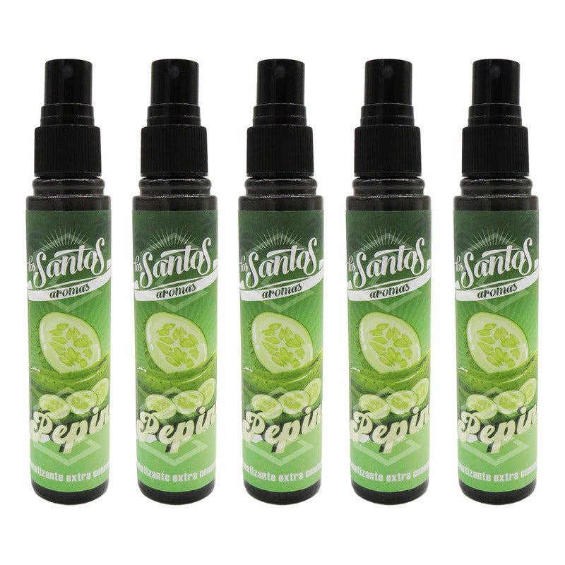 5 Aromatizante Botella Spray Liquido 60ml Auto Casa Ambiente