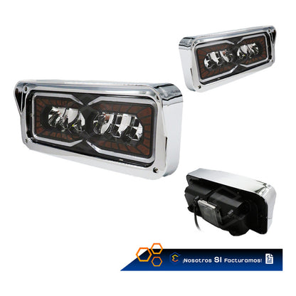 Par Faros Unidad Principal Kenworth T800 T600 W900 Pestaña Ambos Lados