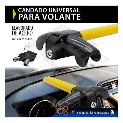 Candado Seguro Anti Robo Para Volante Tablero Tipo Hammer