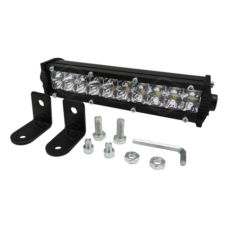 Barra Slim 40 Hiperleds 7'' Blanco-ambar 5 Funciones 12-24v