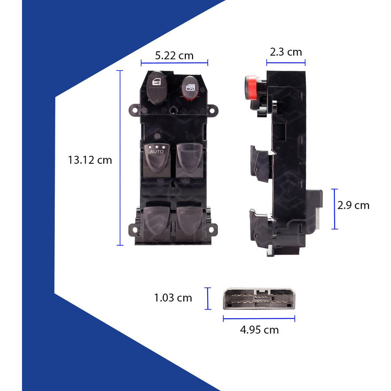 Control Maestro Vidrios Honda Civic 2006 07 08 09 10 2011