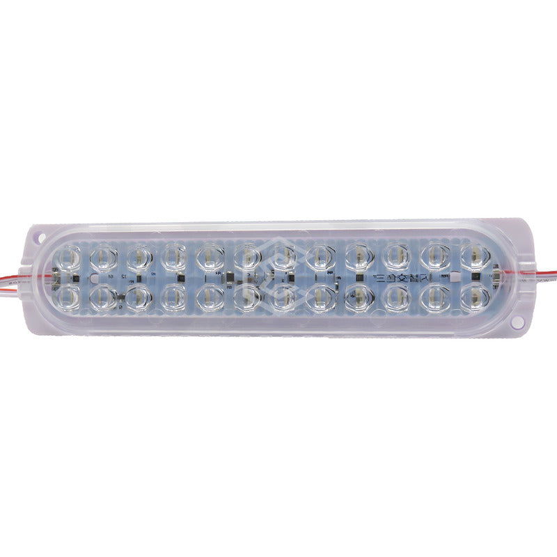 Modulo 24 Led Ovalado Multiuso Doble Jumbo Rgb 2 Funciones T