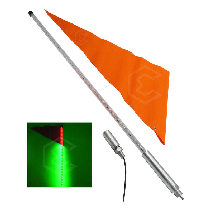 Antena 84 Leds Universal Bandera Rzr Can Am Atv 90cm 12-24v