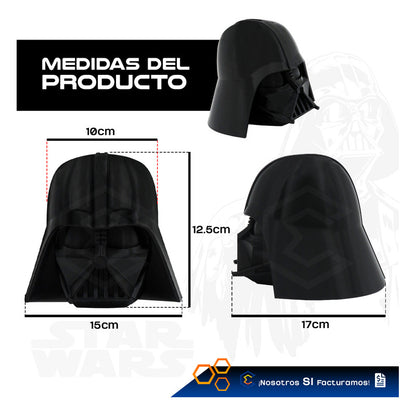 Alcancía Ahorro Darth Vader Star Wars Figura 17cm 3d Petg Negro