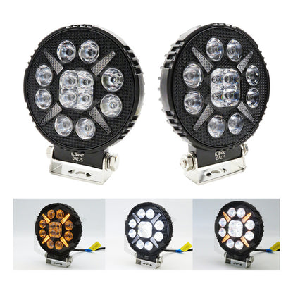 Par De Faros 24 Leds Bicolor Fijo Secuencial 12-24v