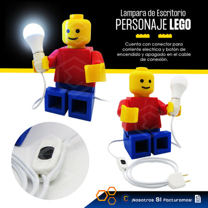 Lampara Led Bmw Escritorio Decoración Impresión 21cm 3d Petg Lego