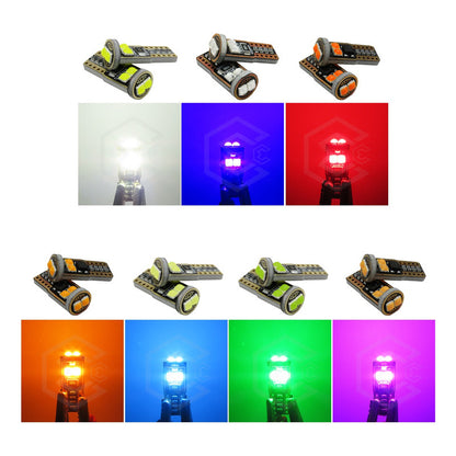Par De Focos Pellizco 6 Led Burbuja Canbus Super Potente 12v