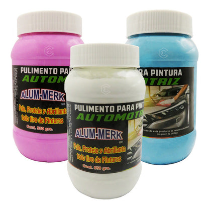3 Polish Pulidor Para Restaurar Brillo 3 Tipos De Grano